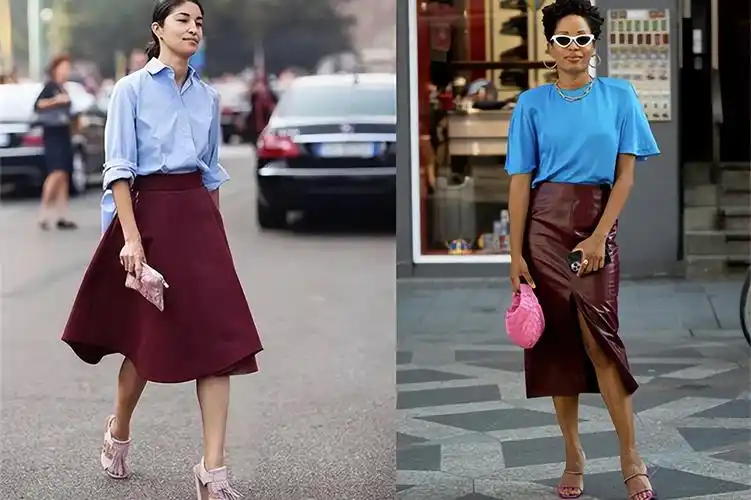 酒红色搭配什么颜色效果最佳(酒红色衣服怎么搭配好看)(图7)