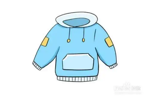 简单的卡通衣服简笔画