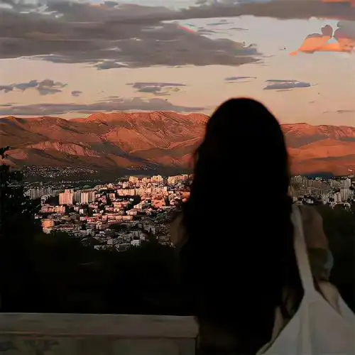 氛围感背影头像