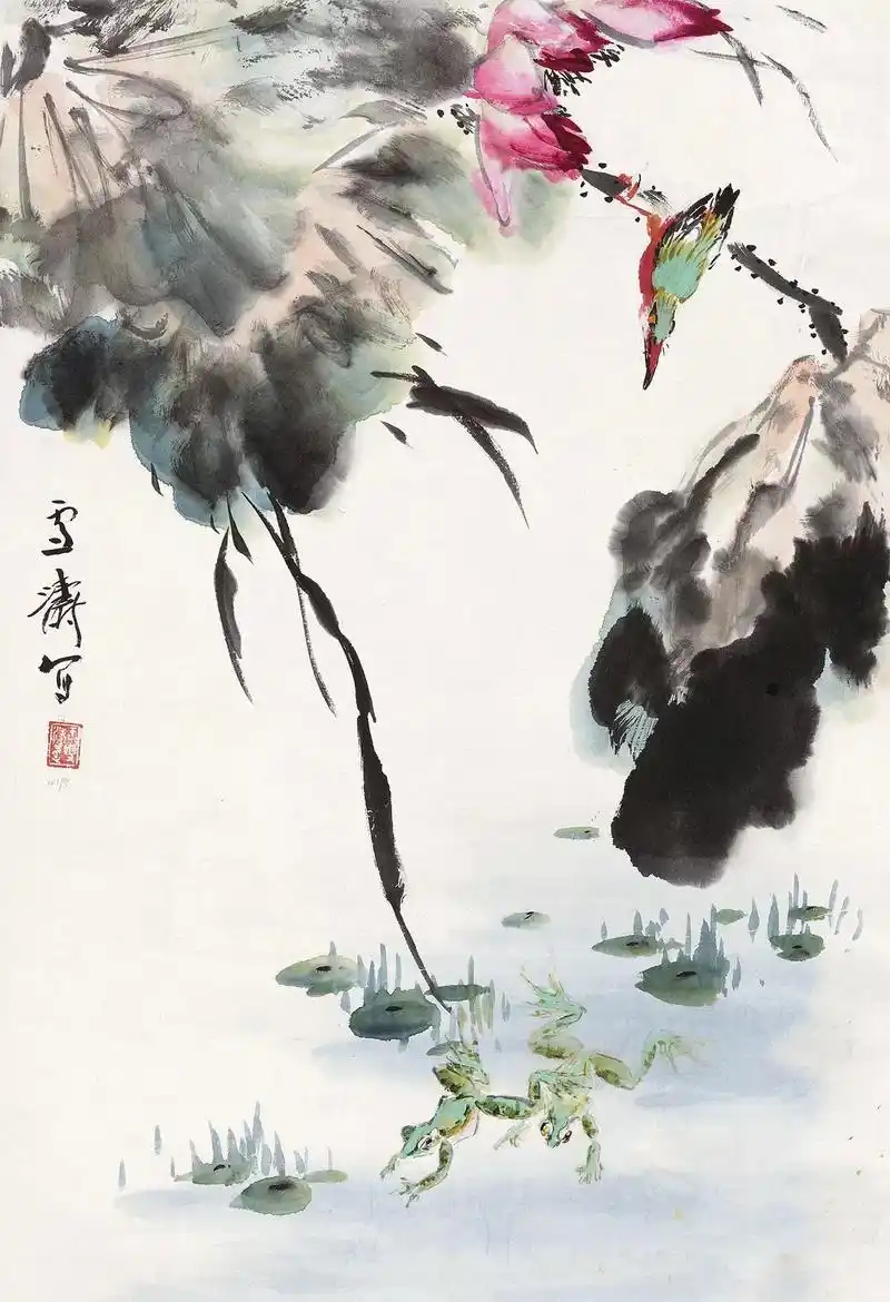 十位巨匠画青蛙,你喜欢谁?#国画也抖音 #书画教育 #国画教 - 抖音