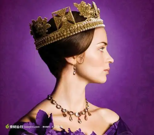 戴皇冠女头像图片