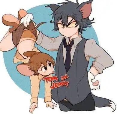 猫和老鼠拟人化这样的汤姆和杰瑞太甜了