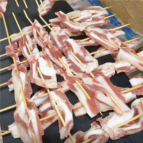丹昕猪脆骨串40串新鲜冷冻月牙骨猪软骨串半成品串串烧烤食材 串烧烤