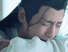 哭伤心罗云熙的表情包