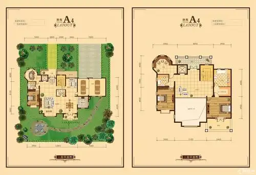 包头顺鑫望潮苑别墅3室2厅2卫户型图-包头楼盘网