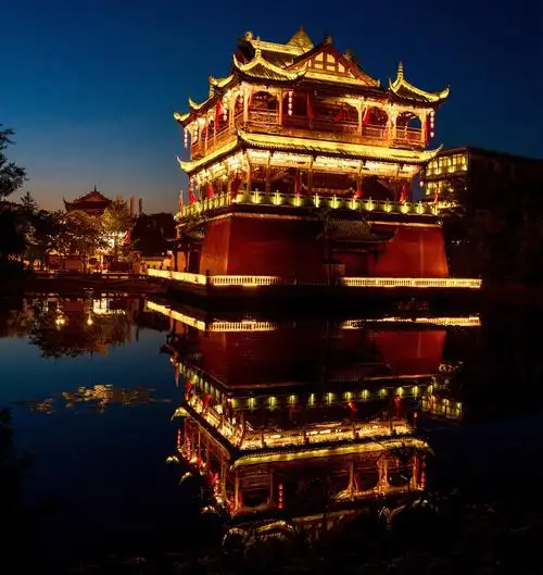 洛带古镇五凤楼