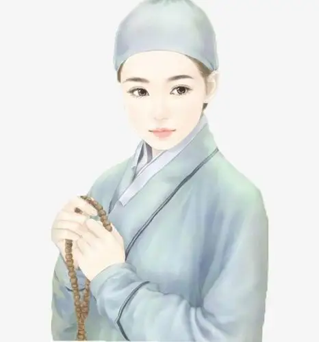 拿着佛珠的尼姑