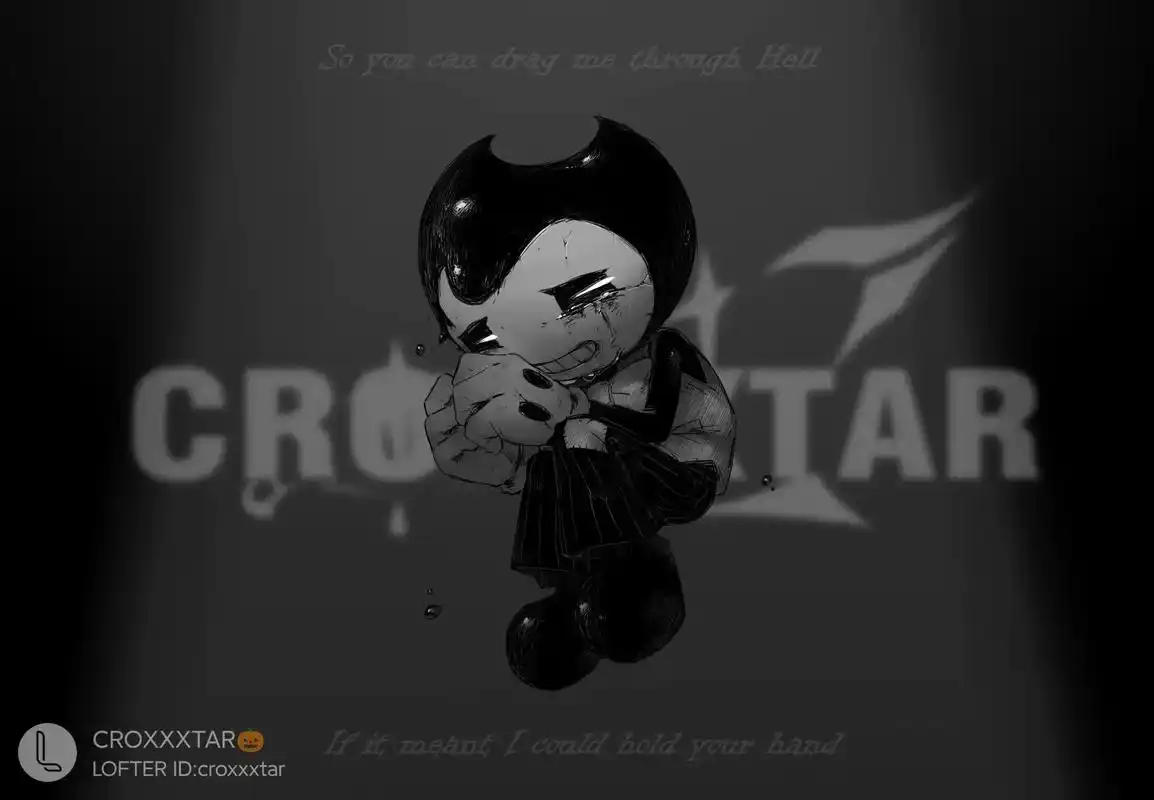 图片原画师@croxxxtar #班迪与墨水机器#班迪与黑暗 - 抖音