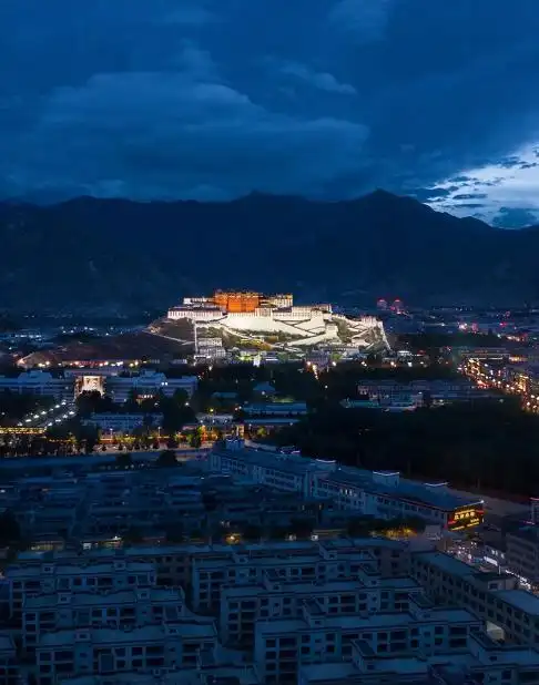 推荐拉萨布达拉宫夜景灯光赏析