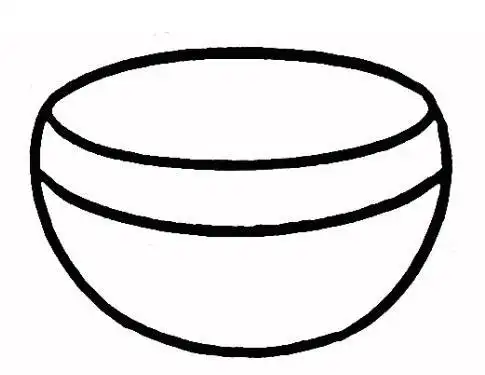 动画碗的简笔画