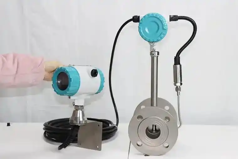 分体式涡街流量计校验完毕