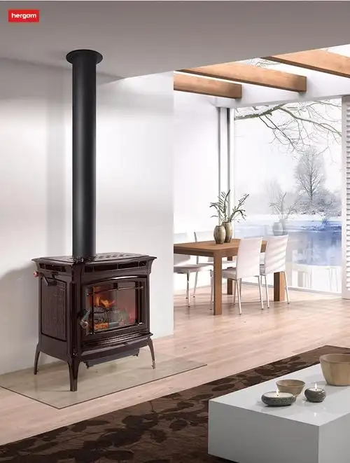 manchester 独立式燃木壁炉