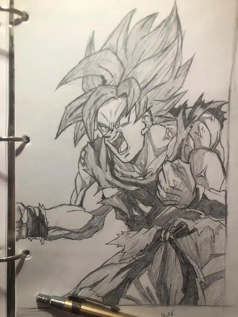 我叫孙悟空 也可以叫我卡卡罗特! #手绘 #超级赛亚人 #孙 - 抖音