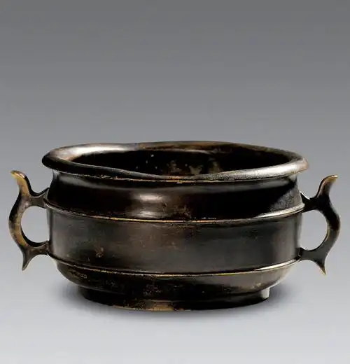 0832 明 大明宣德年款铜香炉