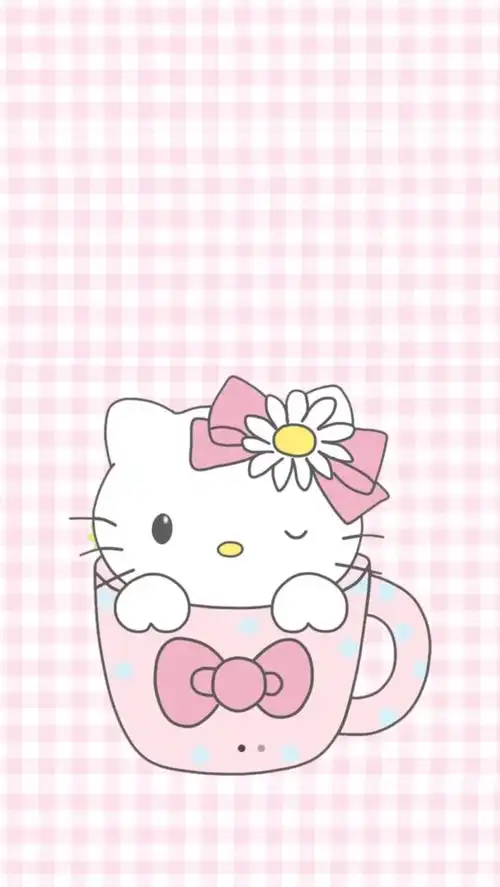 hello kitty#卡通动漫#凯蒂猫#手机壁纸"εз