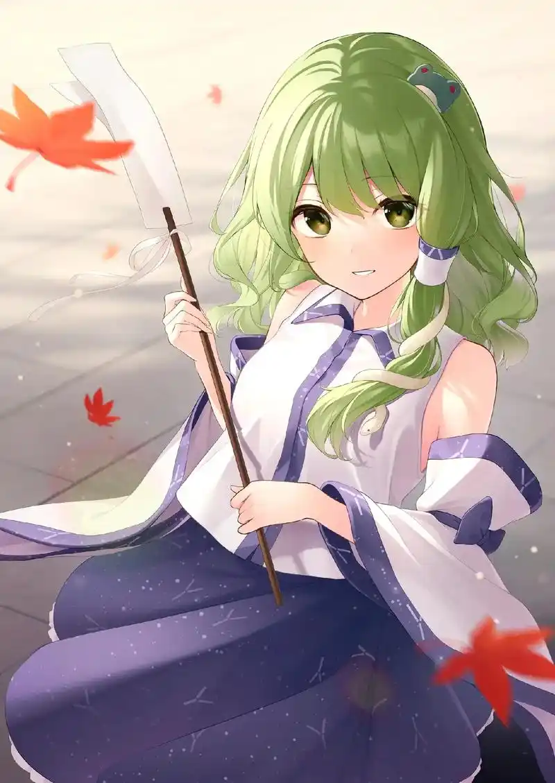 #东风谷早苗 #二次元壁纸 #二次元壁纸动漫美女 - 抖音