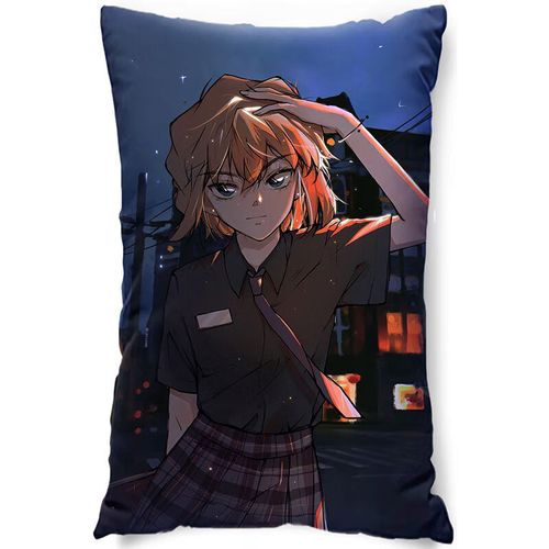 蓓贝喜灰原哀半身抱枕名侦探柯南卡通动漫周边靠垫抱枕长枕头学生日