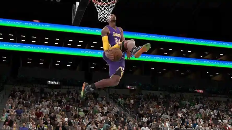 四大分卫扣篮大赛科比这一扣你打多少分