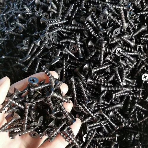 厂家直销黑色干壁钉石膏板十字自攻丝沉头平头螺丝螺钉木板螺丝