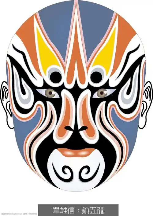 彩色 服装图案 脸谱 免费下载 民族风 印花矢量图 面料图库 服装设计