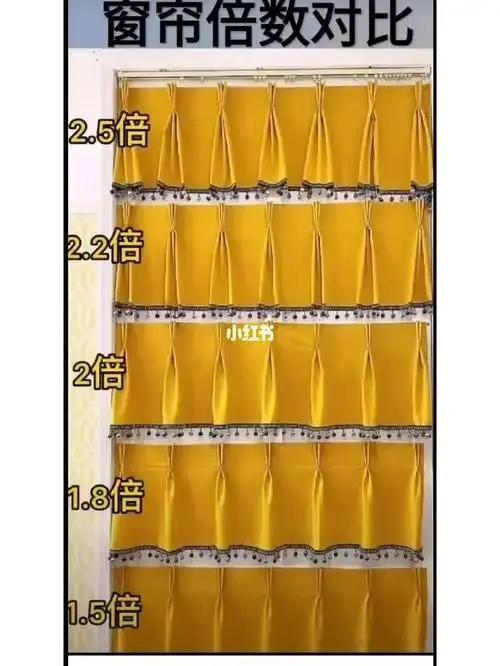 窗帘褶皱倍数到底选多少合适71