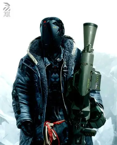 法国概念艺术家绘制未来战士外骨骼单兵装甲