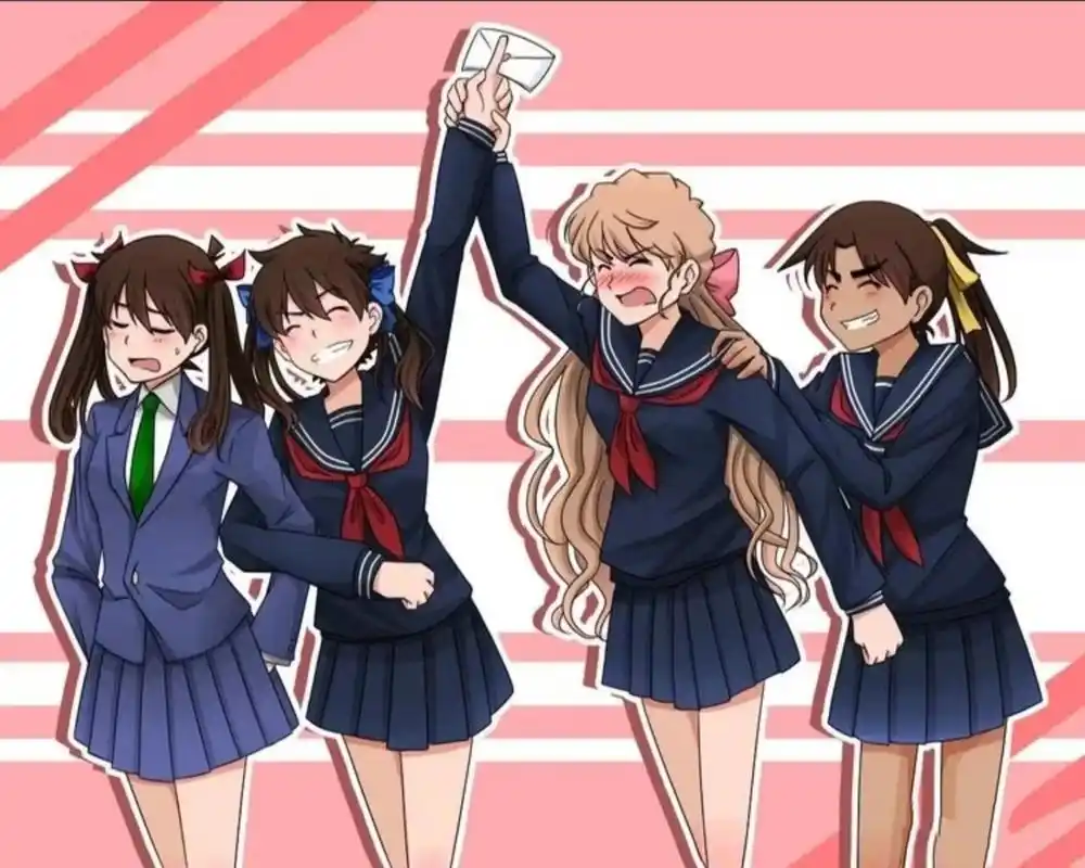 喜欢快新的看过来 你们看这八张图,每一张快斗#工藤新一# #名侦探柯南