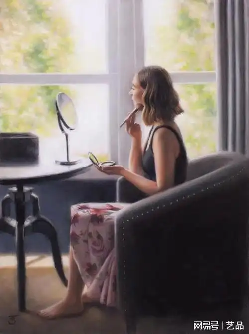 英国女画家蒂娜斯普拉特笔下的女子美艳绝伦