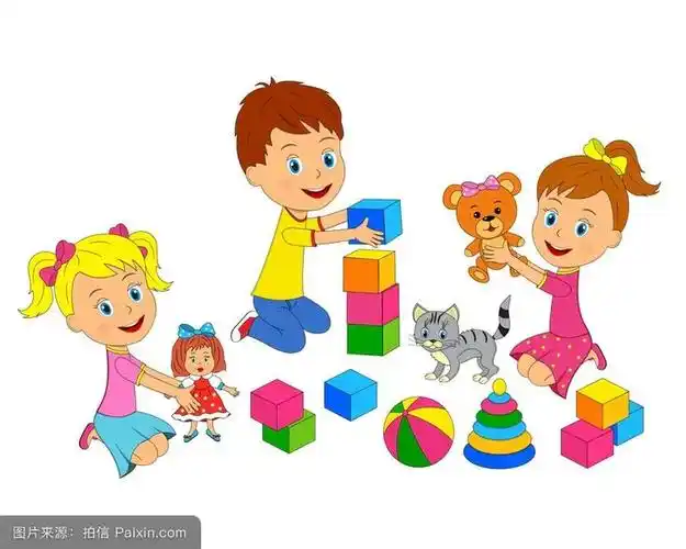 学习礼貌用语,学会谦让,好玩的玩具大家一起玩.