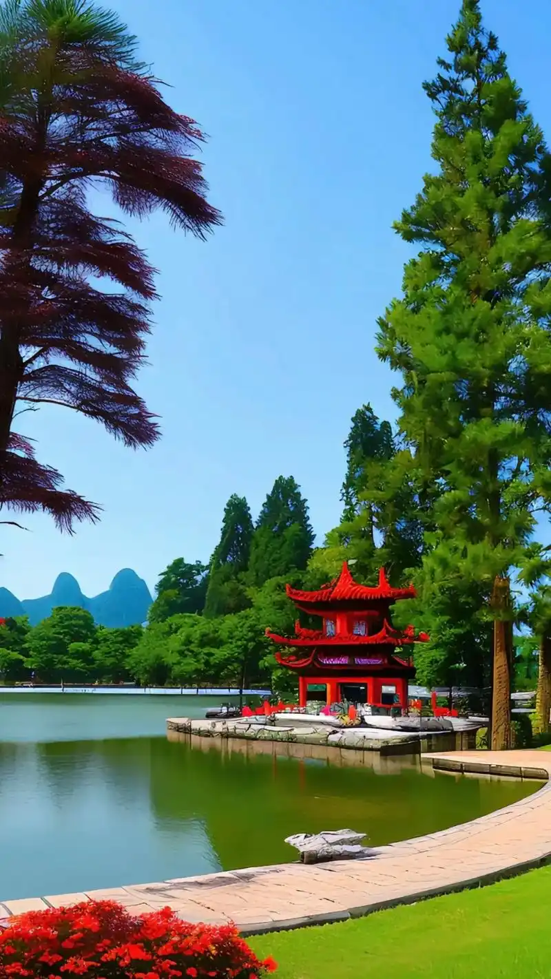 桂林美景 岁月轻轻哼唱起《往事只能回味》,那些昔日的笑与泪