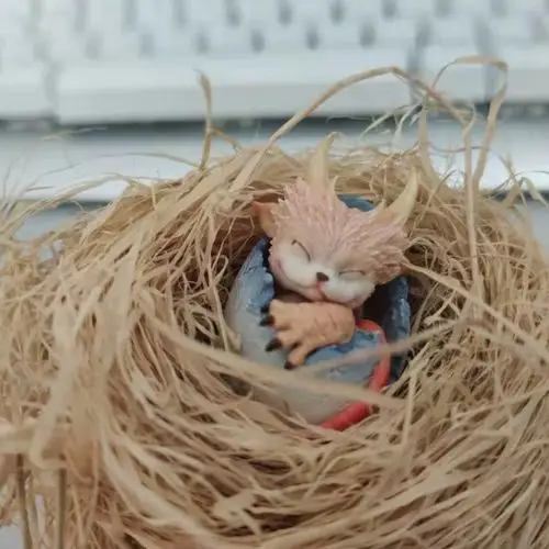 wf2017可爱龙手办白模蛋gk萌龙龙蛋模型夏会场龙蛋竜仿真