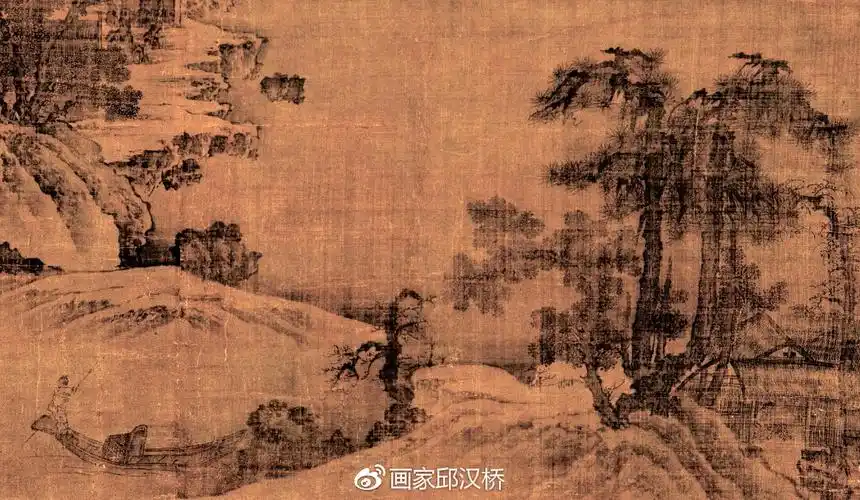 汉桥话画:全景式山水画荆浩《匡庐图》