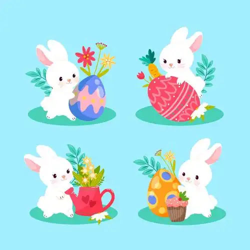 复活节兔子插图0