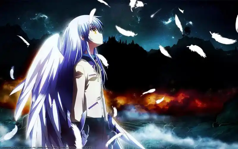 【angel beats/天使的心跳/音无结弦之时,悦动天使之心.