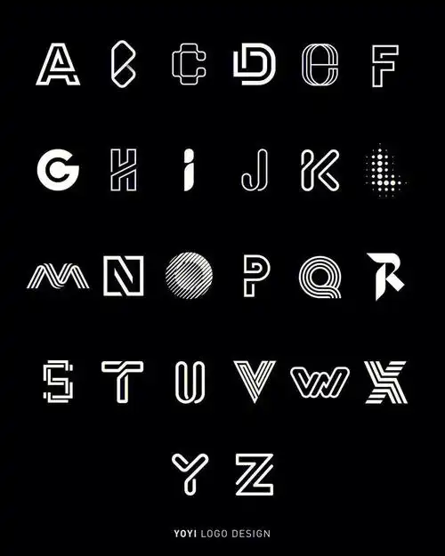 logo设计🌟 | 高级感创意英文26字母