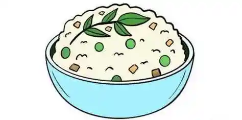 可爱米饭简笔画怎么画 简单可爱米饭简笔画步骤图解