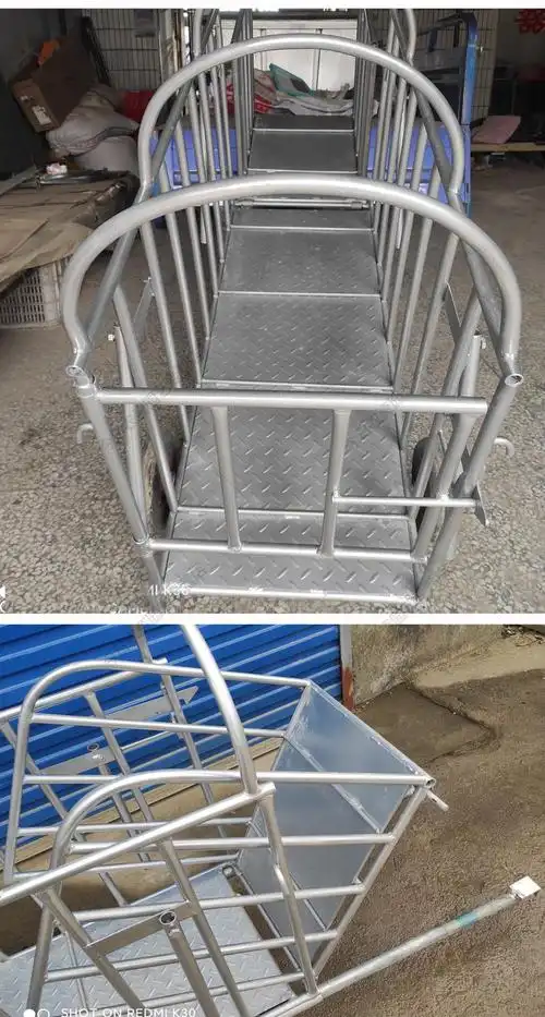 可爬车装猪笼子母猪转运车卖肥猪笼称猪转群笼多功能小猪抓猪铁笼 带