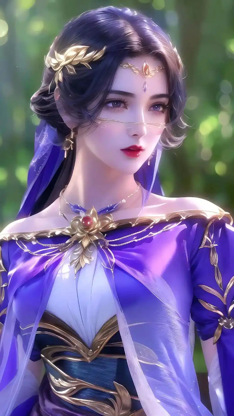 一身紫衣,宛若仙子,超尘脱俗,真的是美得不可 - 抖音