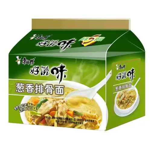 葱香排骨康师傅滋味味方方便面91gx24袋装整箱速食冲泡方便面