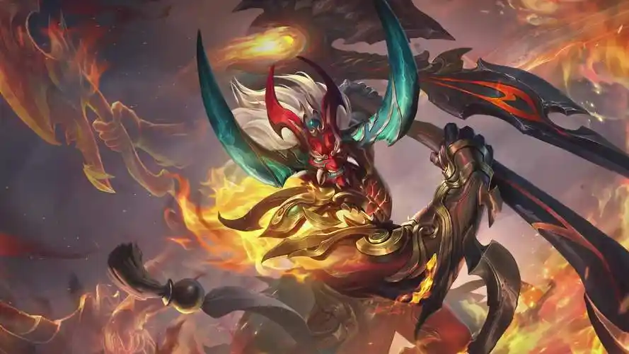 典韦战鼓燎原新皮肤##王者典韦新皮肤