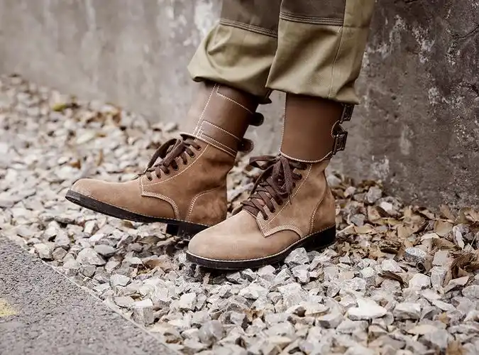 二战美军m1943army陆军翻毛印象长靴