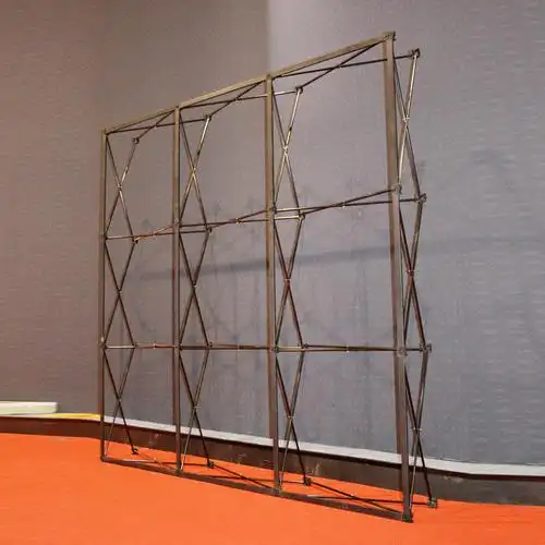 拉网展架kt展示架铝合金折叠签到签名喷绘海报x展架