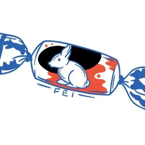 大白兔和奶糖简笔画