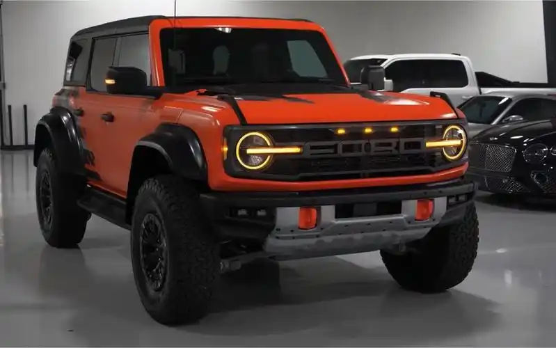 全新福特烈马猛禽实车曝光,气场强大,宽体车身更霸气