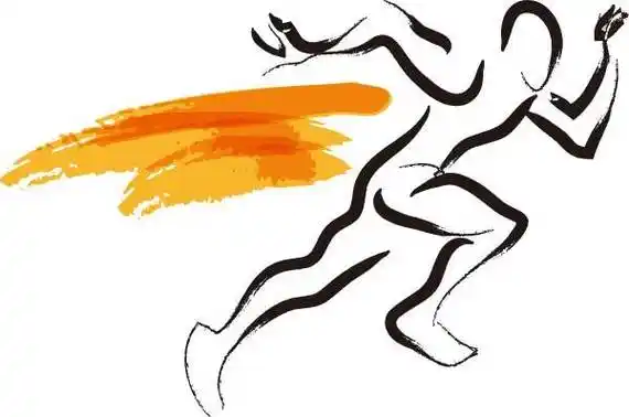 跑步简笔画 跑步简笔画 男孩 - 水彩迷