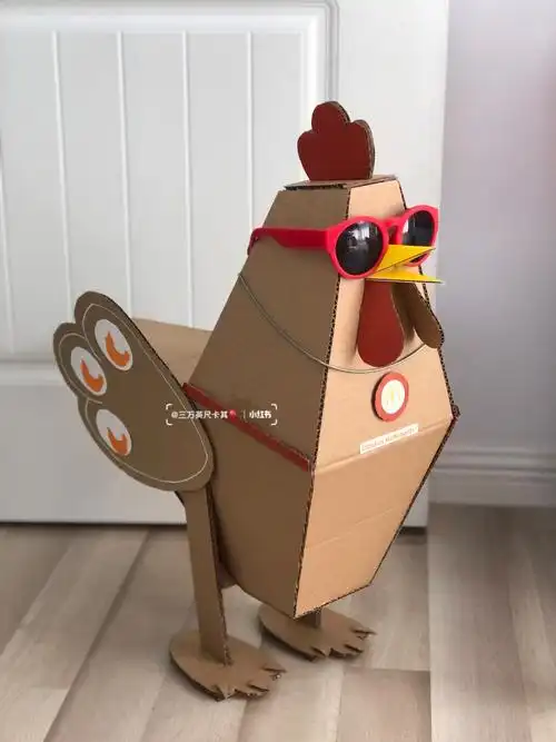 还是巨大的那种90家里可以开纸箱动物园了09#笔记灵感  #我的手工