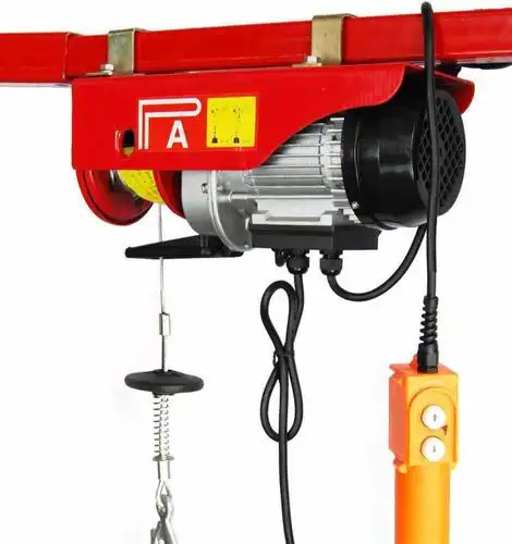 220v微型电动葫芦 单相小型卷扬机 家用吊粮机提升机图片