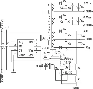 电流控制型反激变换器控制电路的设计