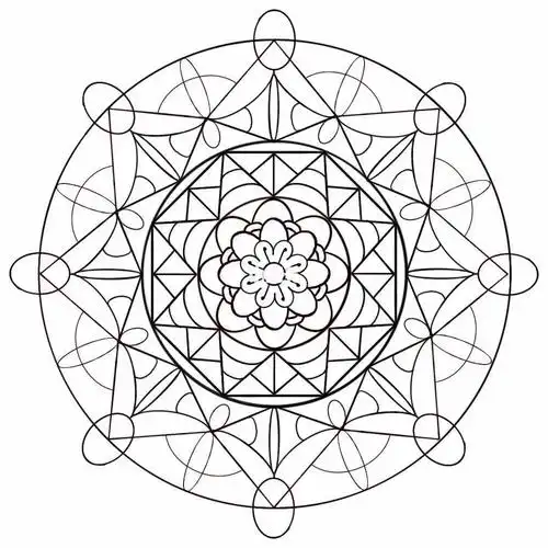 第一次画曼陀罗