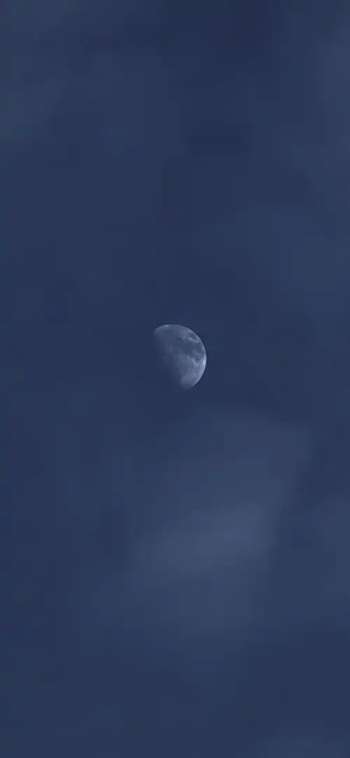 手机壁纸|深蓝色系|雾霾|月色|海浪